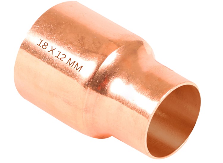 copper reducer coupling 5240 18*12 mm